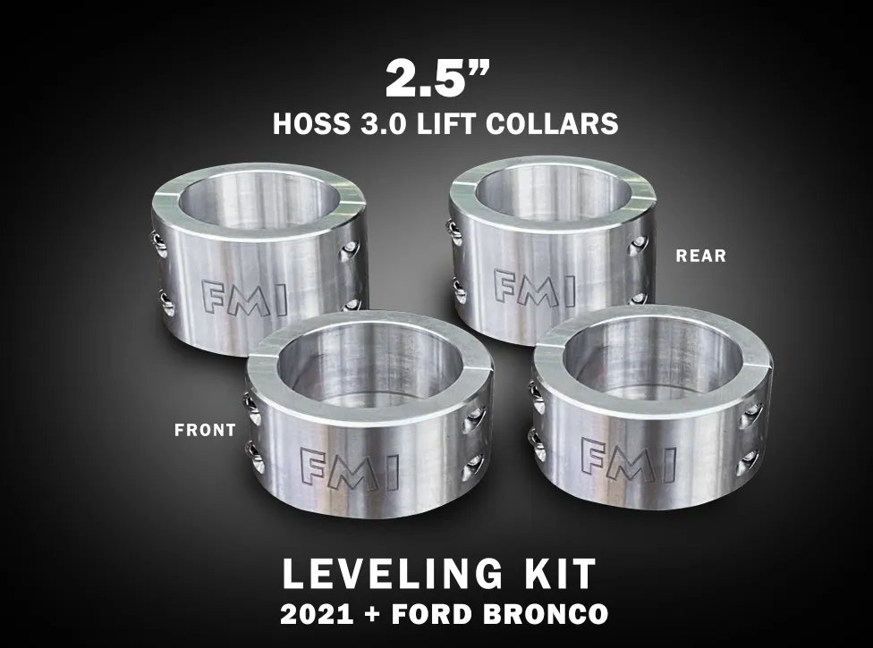 2021  Bronco HOSS 3.0 Spring Collar Lift Kit - 1.5",2" & 2.5" lift