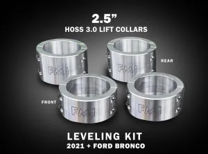 2021  Bronco HOSS 3.0 Spring Collar Lift Kit - 1.5",2" & 2.5" lift