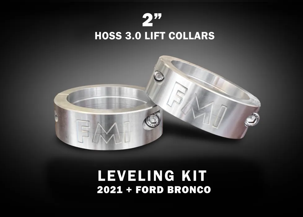 2021  Bronco HOSS 3.0 Spring Collar Lift Kit - 1.5",2" & 2.5" lift