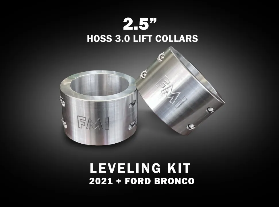 2021  Bronco HOSS 3.0 Spring Collar Lift Kit - 1.5",2" & 2.5" lift