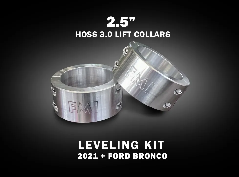 2021  Bronco HOSS 3.0 Spring Collar Lift Kit - 1.5",2" & 2.5" lift