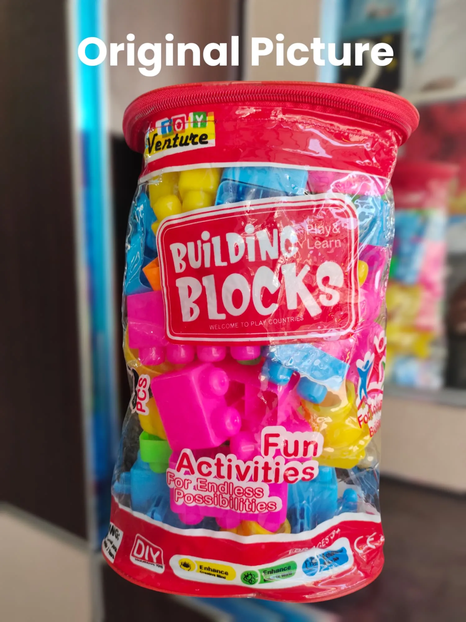 78-Piece Building Block Set: Design & Create