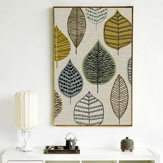 Abstract Geometric Canvas Paintings for Living Room - Home Decor