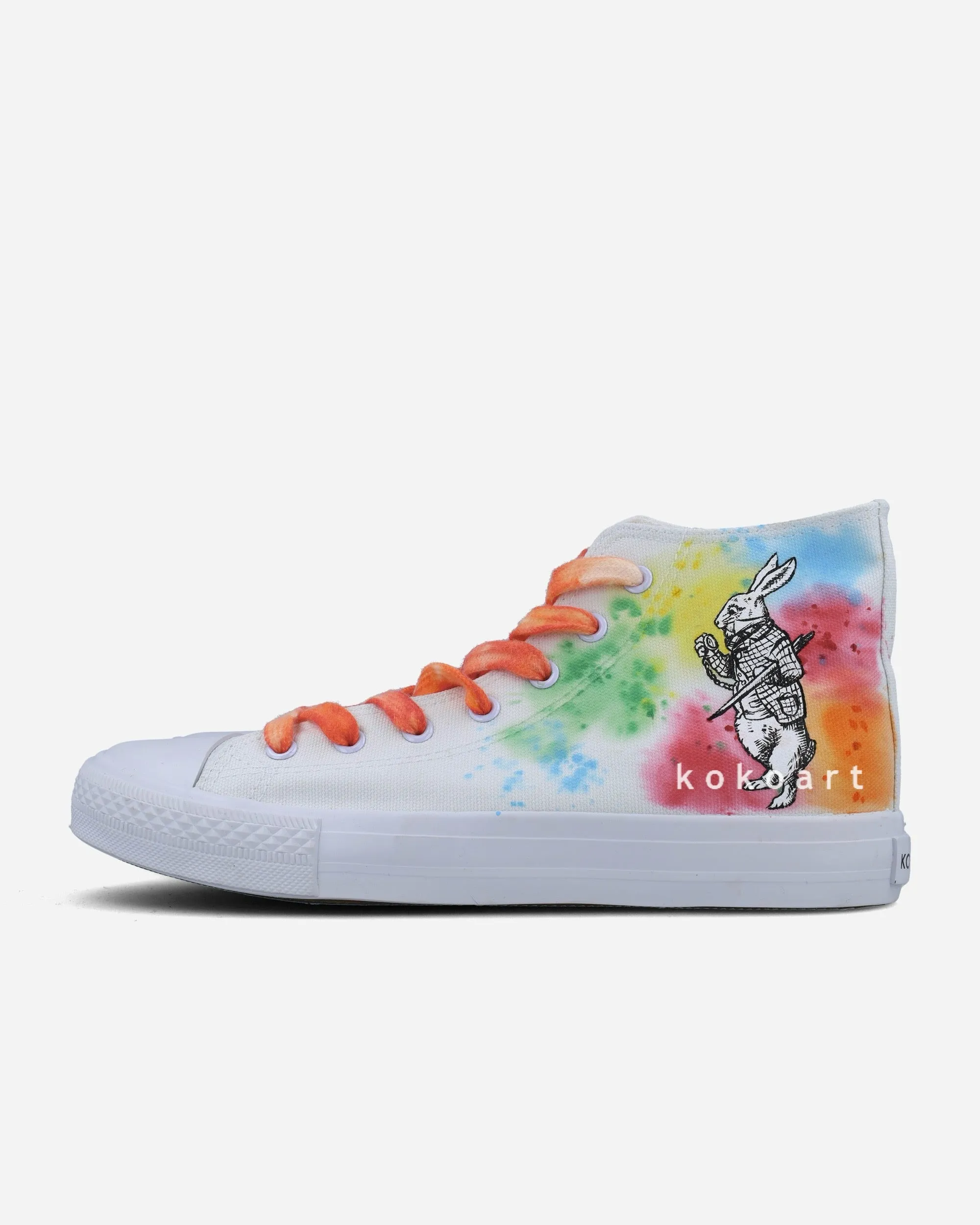 Alice in Wonderland Hand Painted Shoes