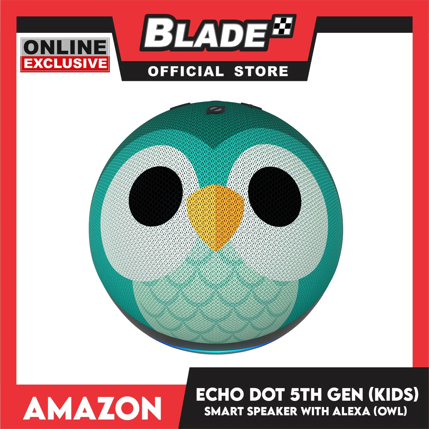 Amazon Echo Dot Kids 5th Gen Smart Speaker Owl Design for Kids