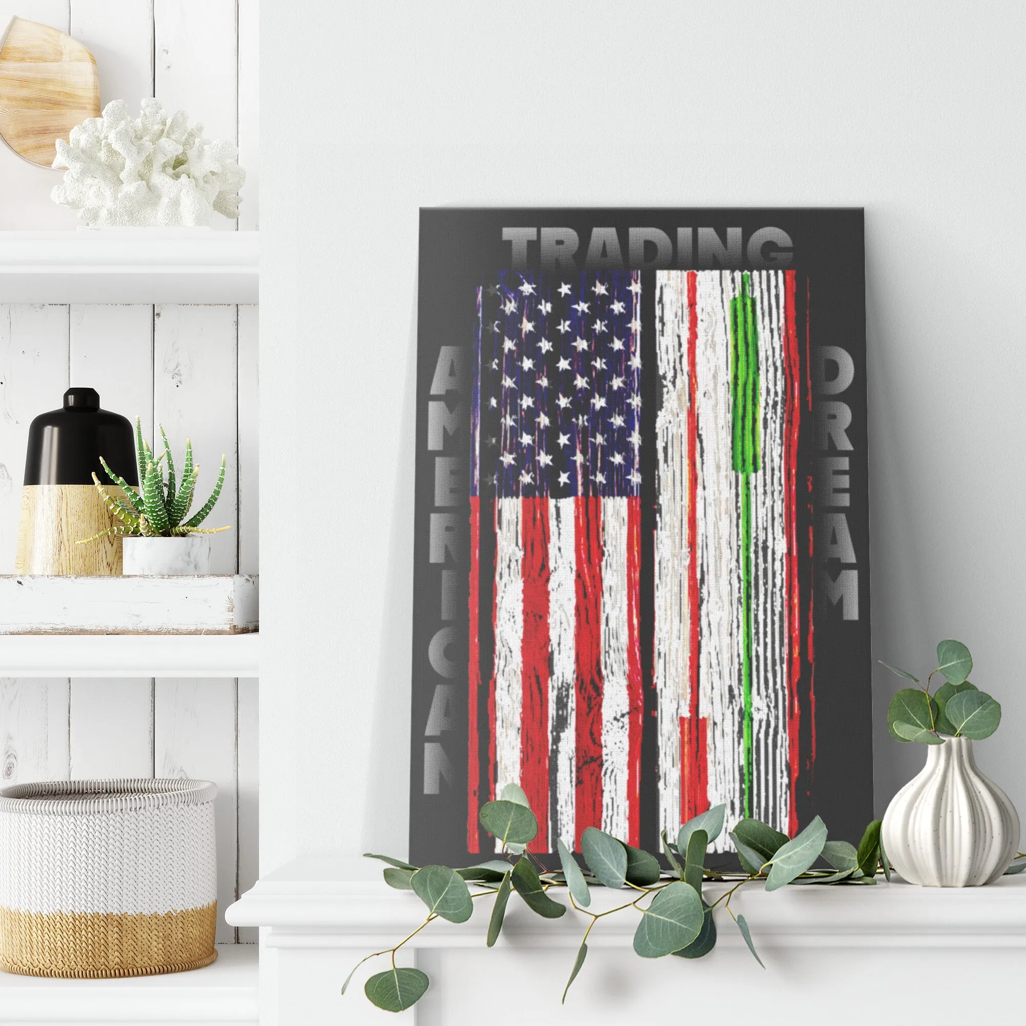 American Trading Dream Flag Canvas