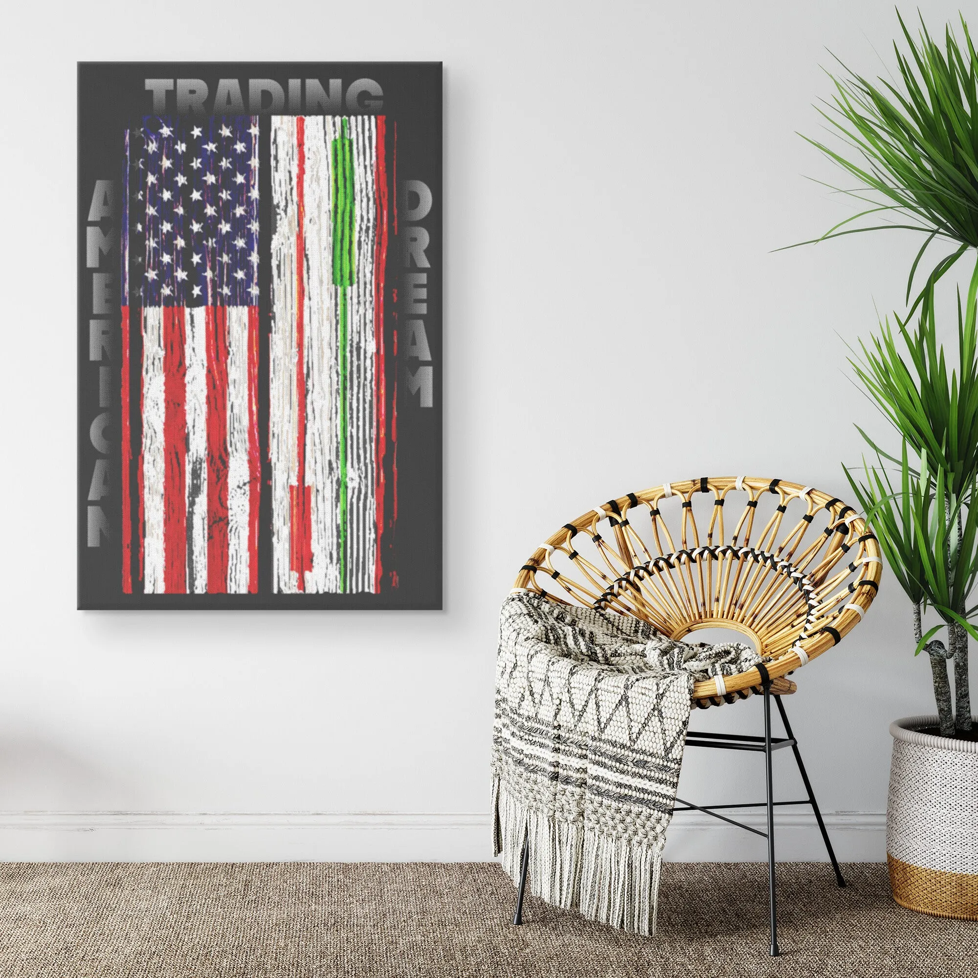 American Trading Dream Flag Canvas