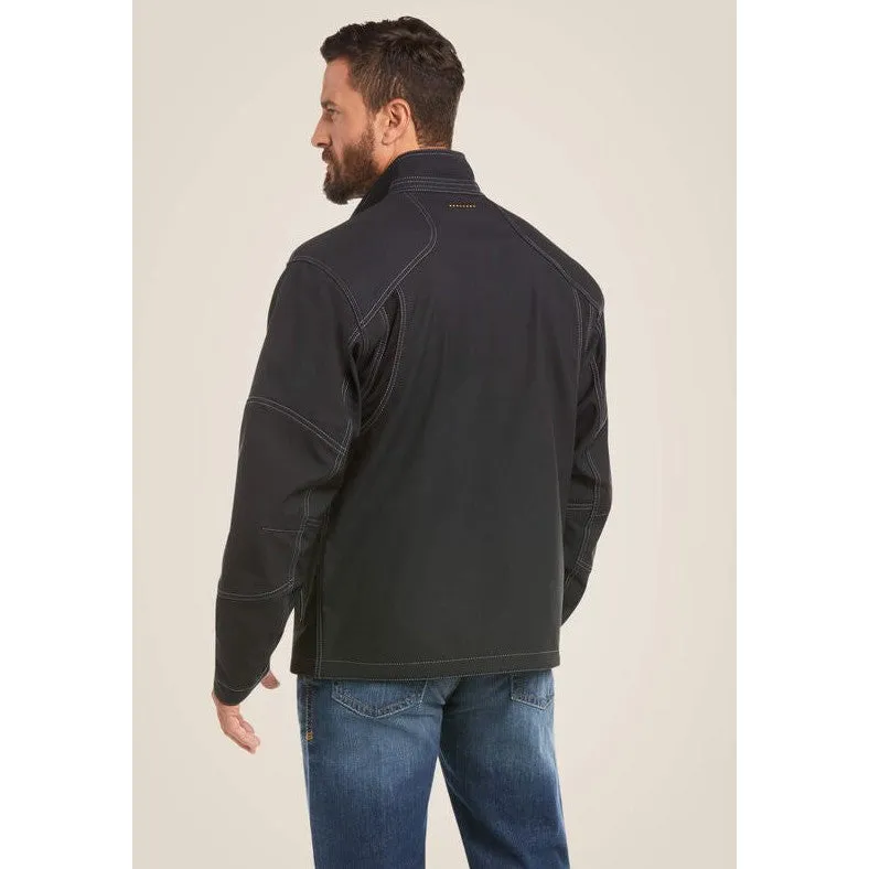 Ariat Men's Rebar Stretch Canvas Softshell Jacket Black - 10020777