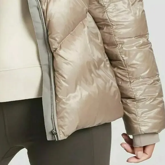ATHLETA Lofty Down Jacket 486242 in Quail (champagne gold) M