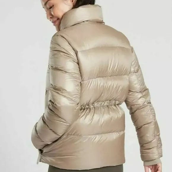 ATHLETA Lofty Down Jacket 486242 in Quail (champagne gold) M