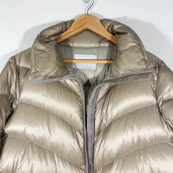 ATHLETA Lofty Down Jacket 486242 in Quail (champagne gold) M