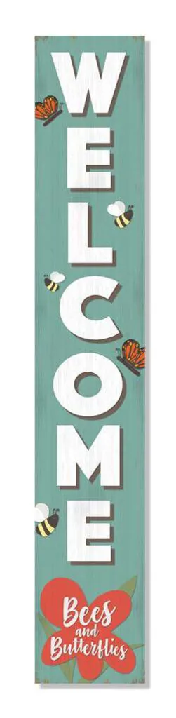 Bees & Butterflies Porch Board