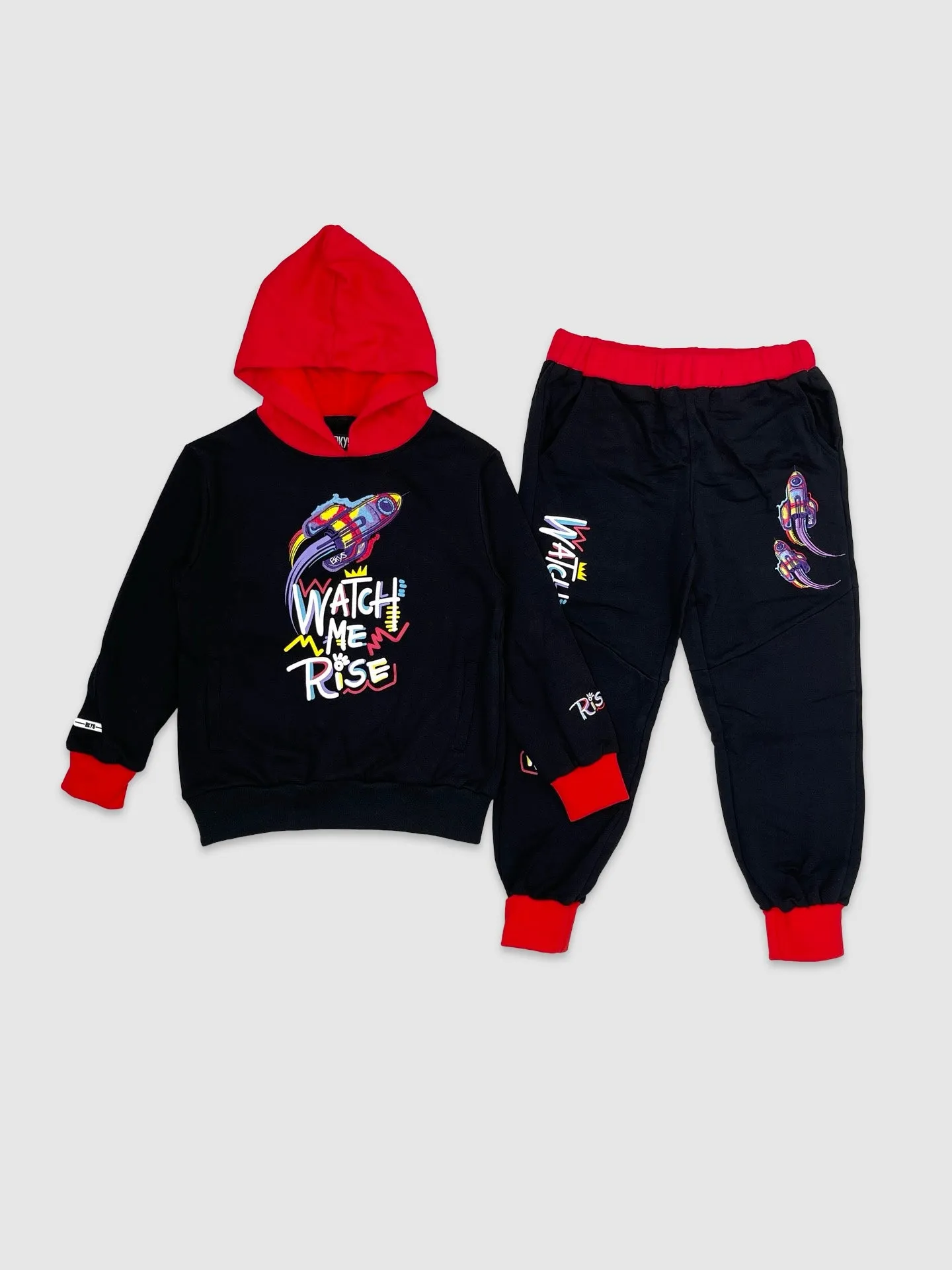 BKYS-H286BSET-Boy's Watch Me Rise Hoodie Set