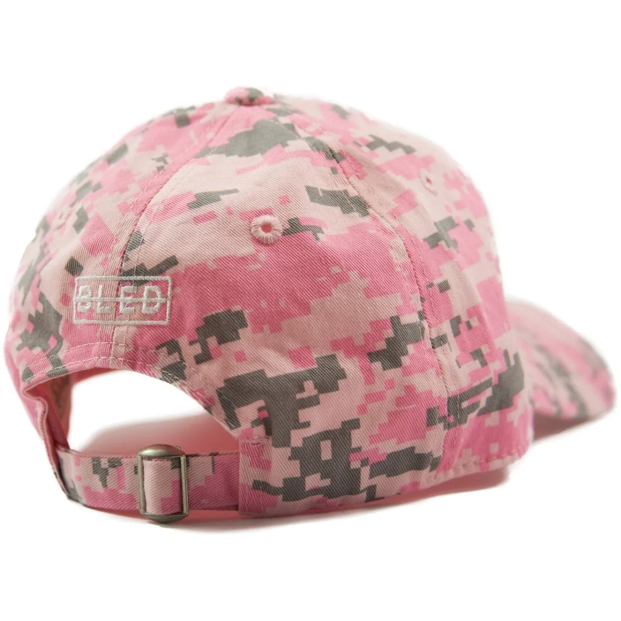 Bled Letter Patch Cap - Digital Pink