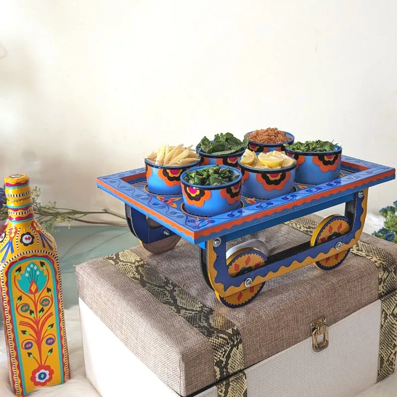 Blue Unique Multi Purpose Cart