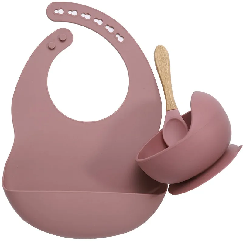 BPA Free Baby Silicone Tableware Set