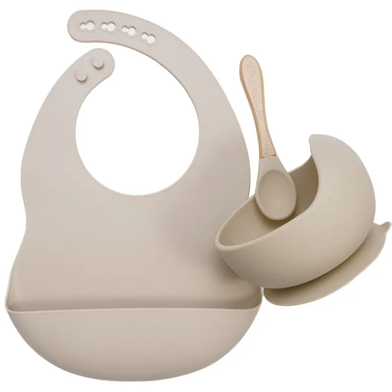 BPA Free Baby Silicone Tableware Set