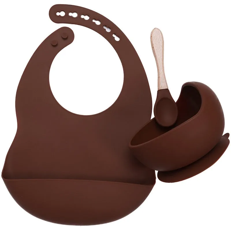 BPA Free Baby Silicone Tableware Set