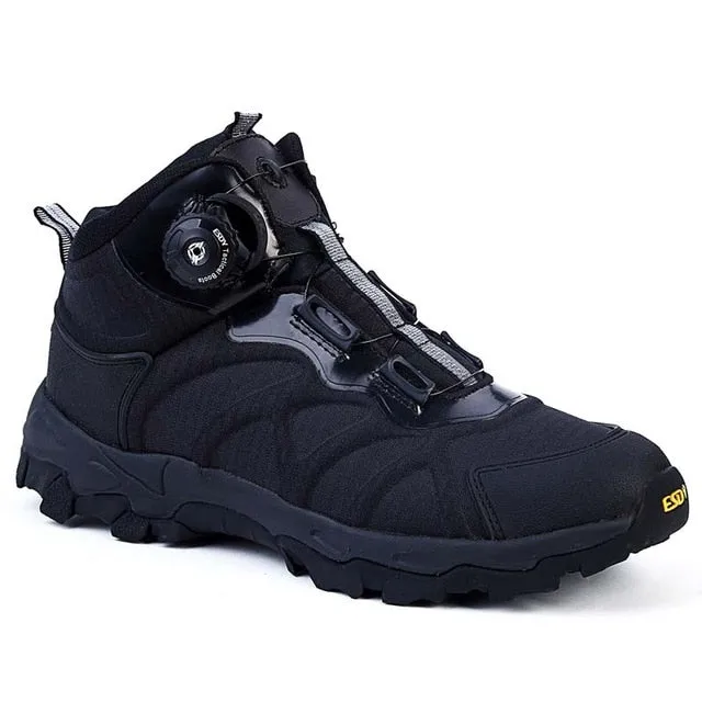Brand Tactical Military Combat Boots Outdoor Quick Reaction BOA Breathable Men Shoes Army Ankle Boots Safety Climbing Shoes