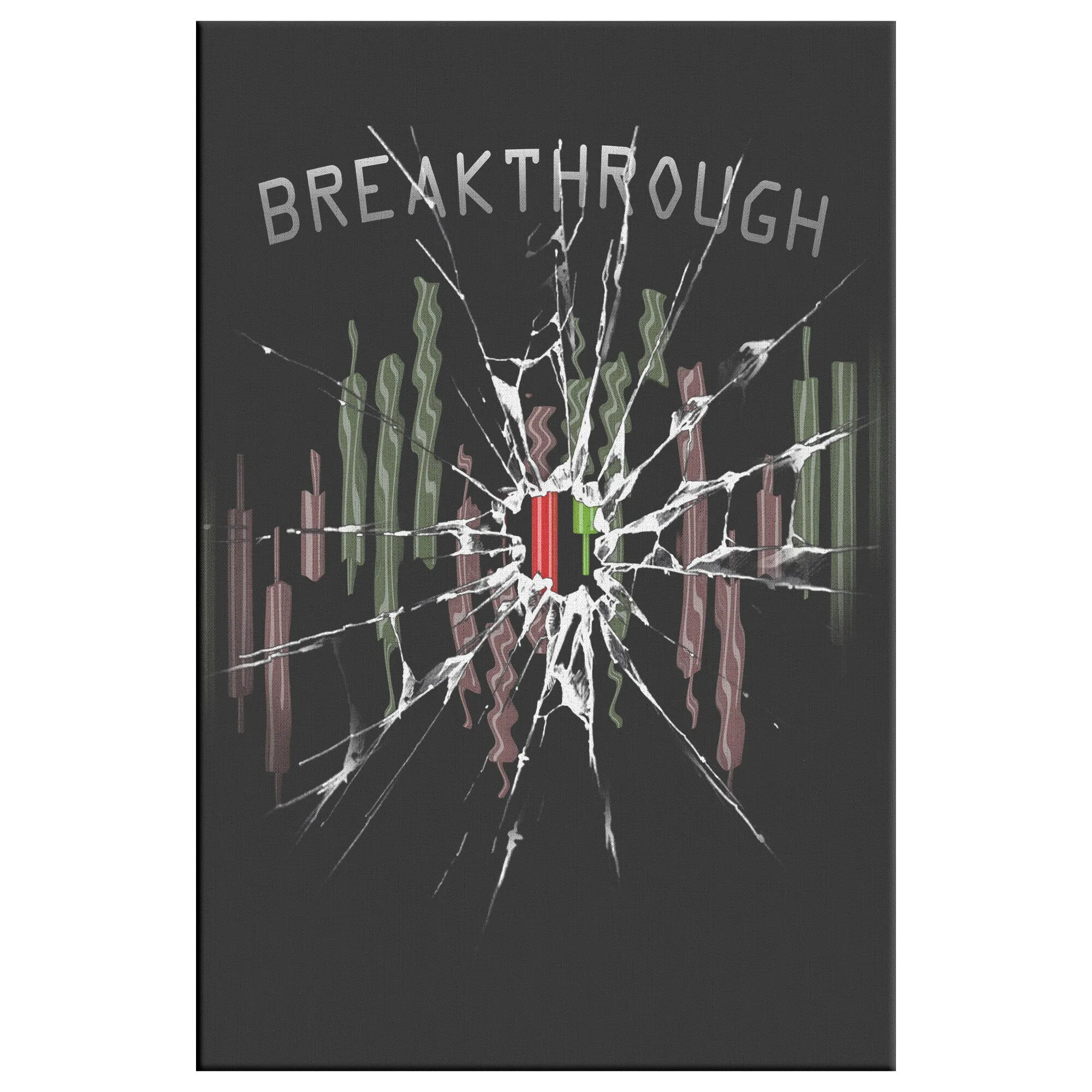 Breakthrough Adversity Trading Candlesticks Canvas