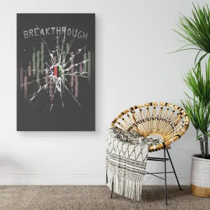 Breakthrough Adversity Trading Candlesticks Canvas