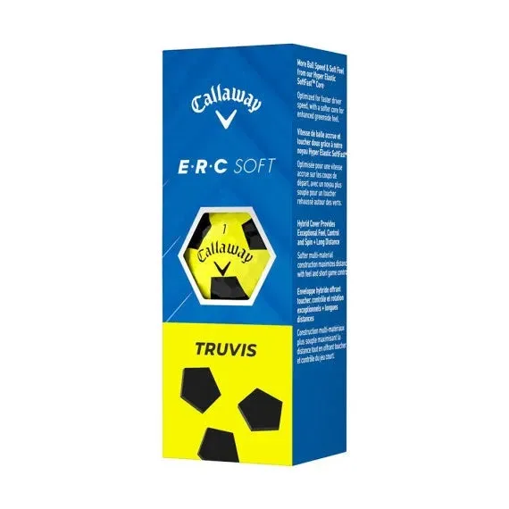 Callaway ERC Soft Truvis Yellow Golf Balls 12Pk