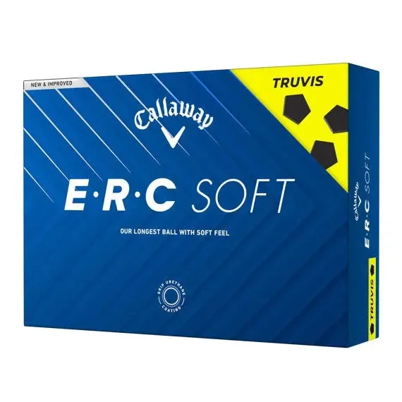 Callaway ERC Soft Truvis Yellow Golf Balls 12Pk