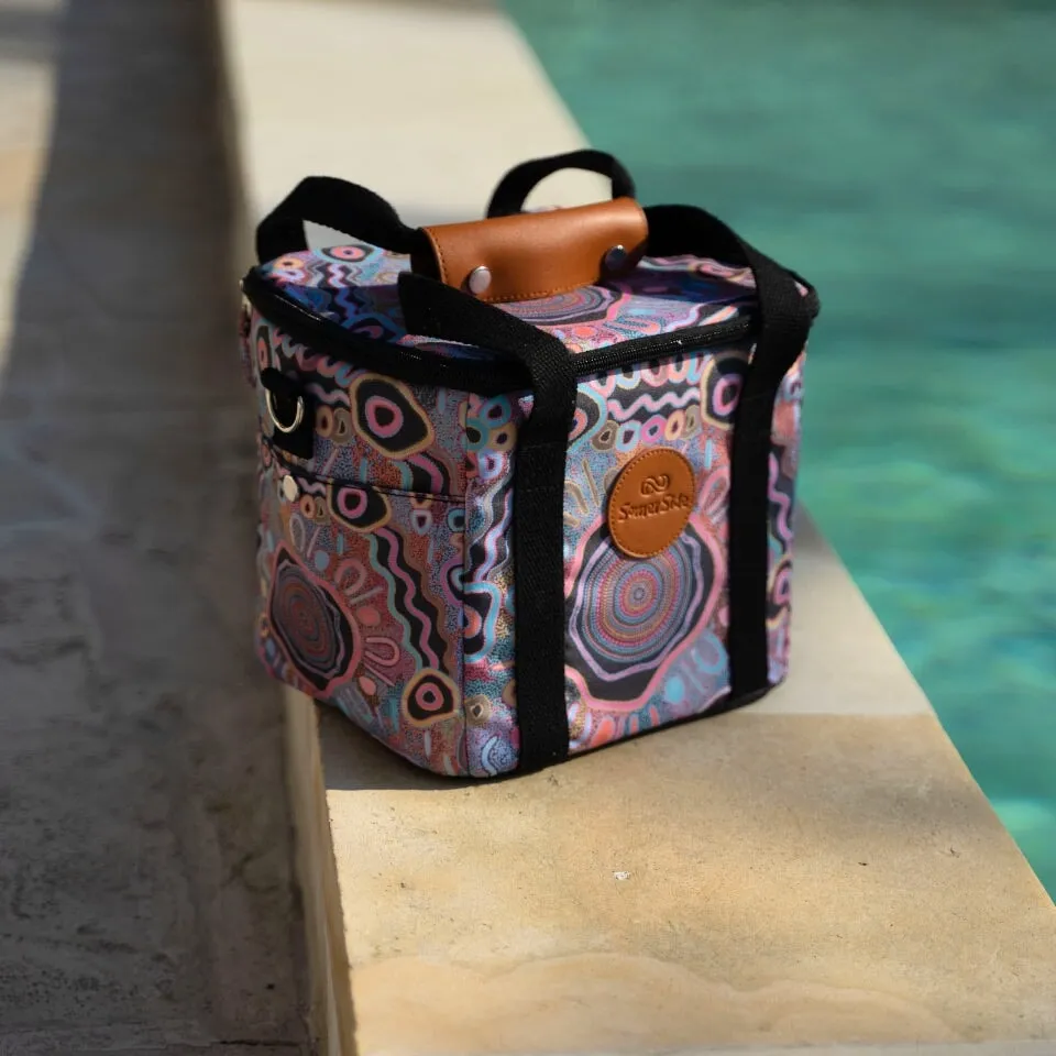 CAMPING UNDER THE MOONLIGHT MINI COOLER BAG