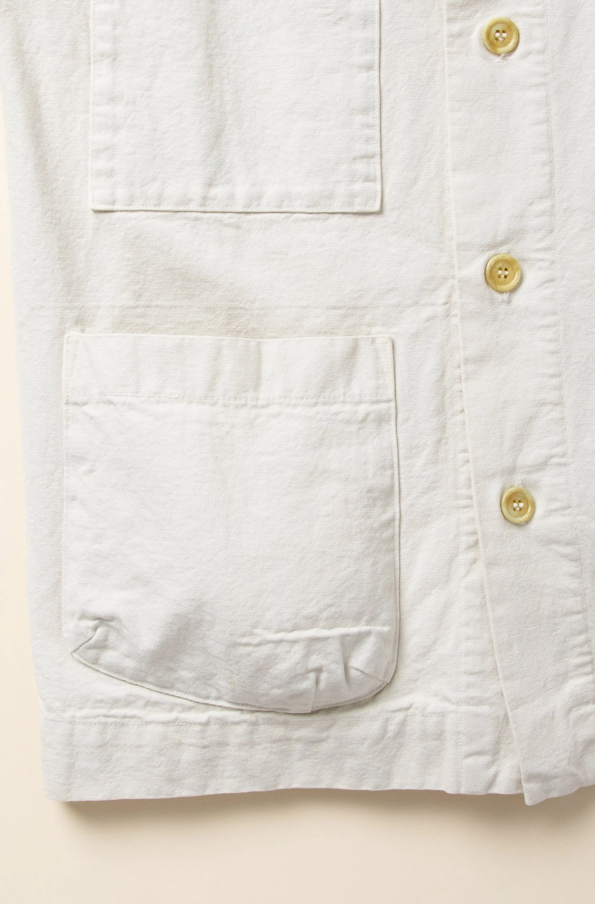 Canvas Task Jacket in Oyster