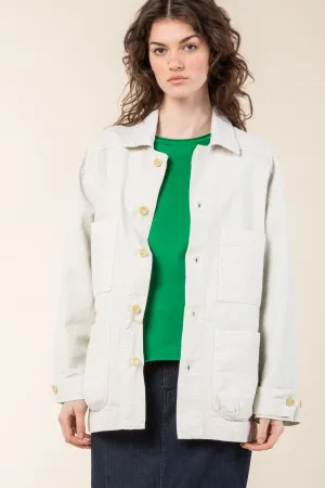 Canvas Task Jacket in Oyster