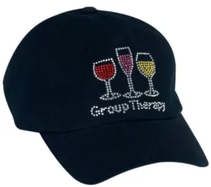 Cap - Group Therapy Rhinestone - Black
