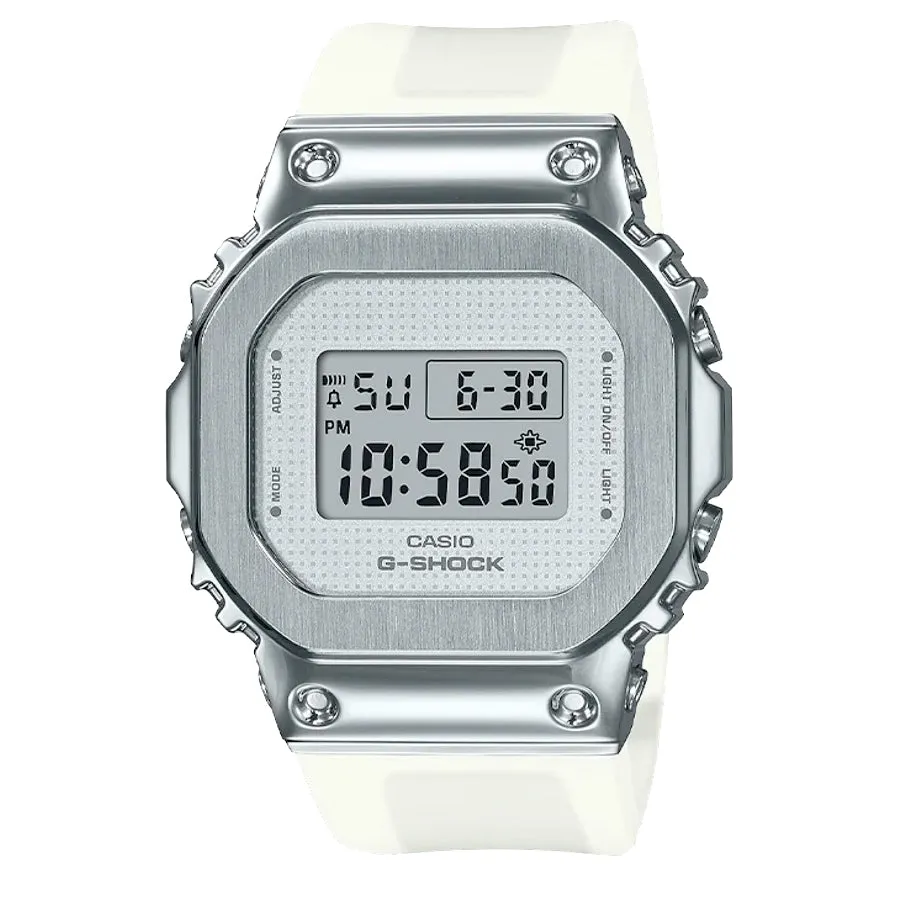 Casio G-Shock GMS Stainless Steel White Women's Watch GMS5600SK-7 Jelly Clear