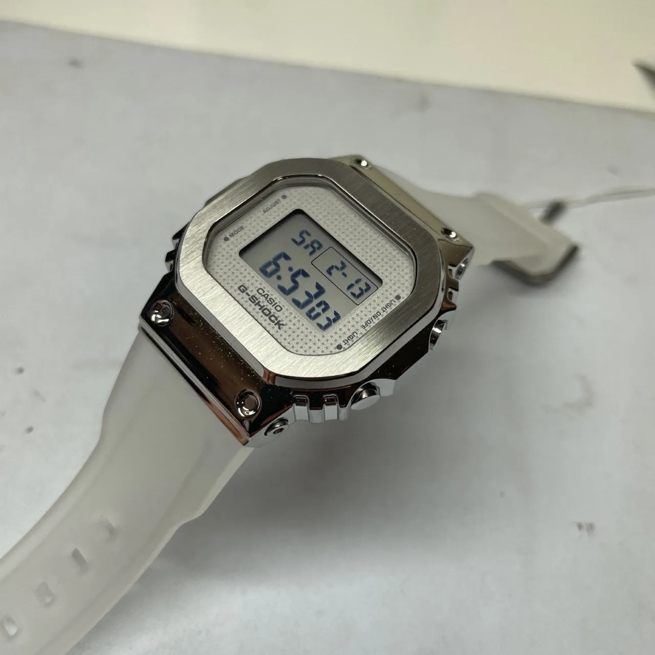 Casio G-Shock GMS Stainless Steel White Women's Watch GMS5600SK-7 Jelly Clear