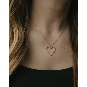 Cherish Crystal Heart Necklace