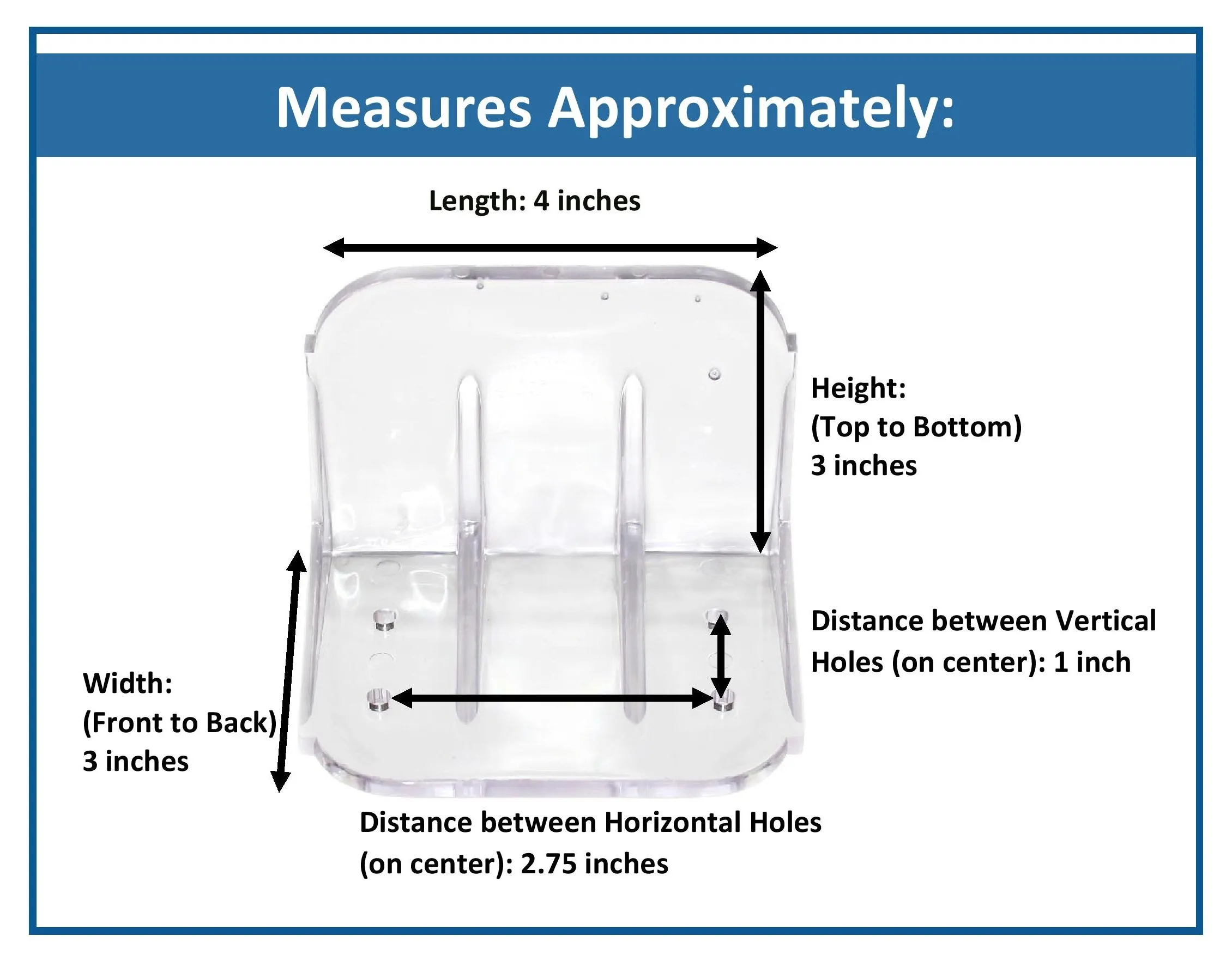 Clear Jumbo Plastic Roof Ice Guard Snow Guard Prevent Sliding Snow Ice Buildup