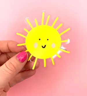 Clear Sunshine Vinyl Sticker