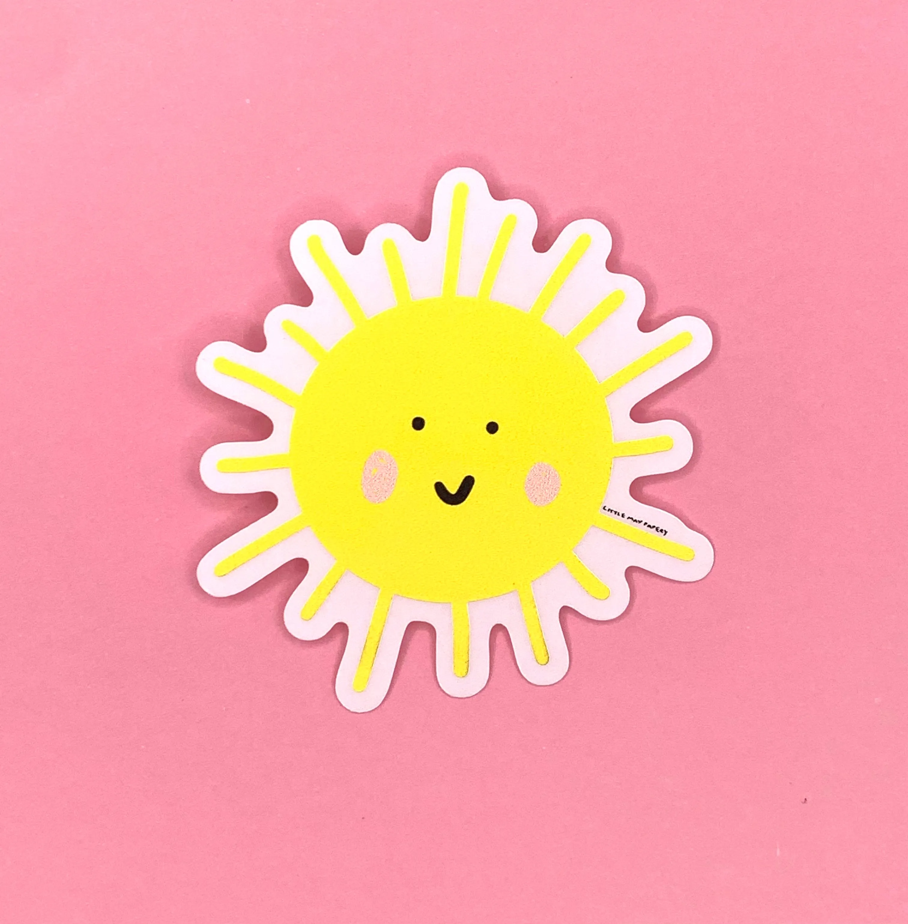 Clear Sunshine Vinyl Sticker