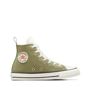 CONVERSE ALL STAR Kid CT1V Scavenger Hunt Hi Top - Mossy Sloth/Egret/Orange