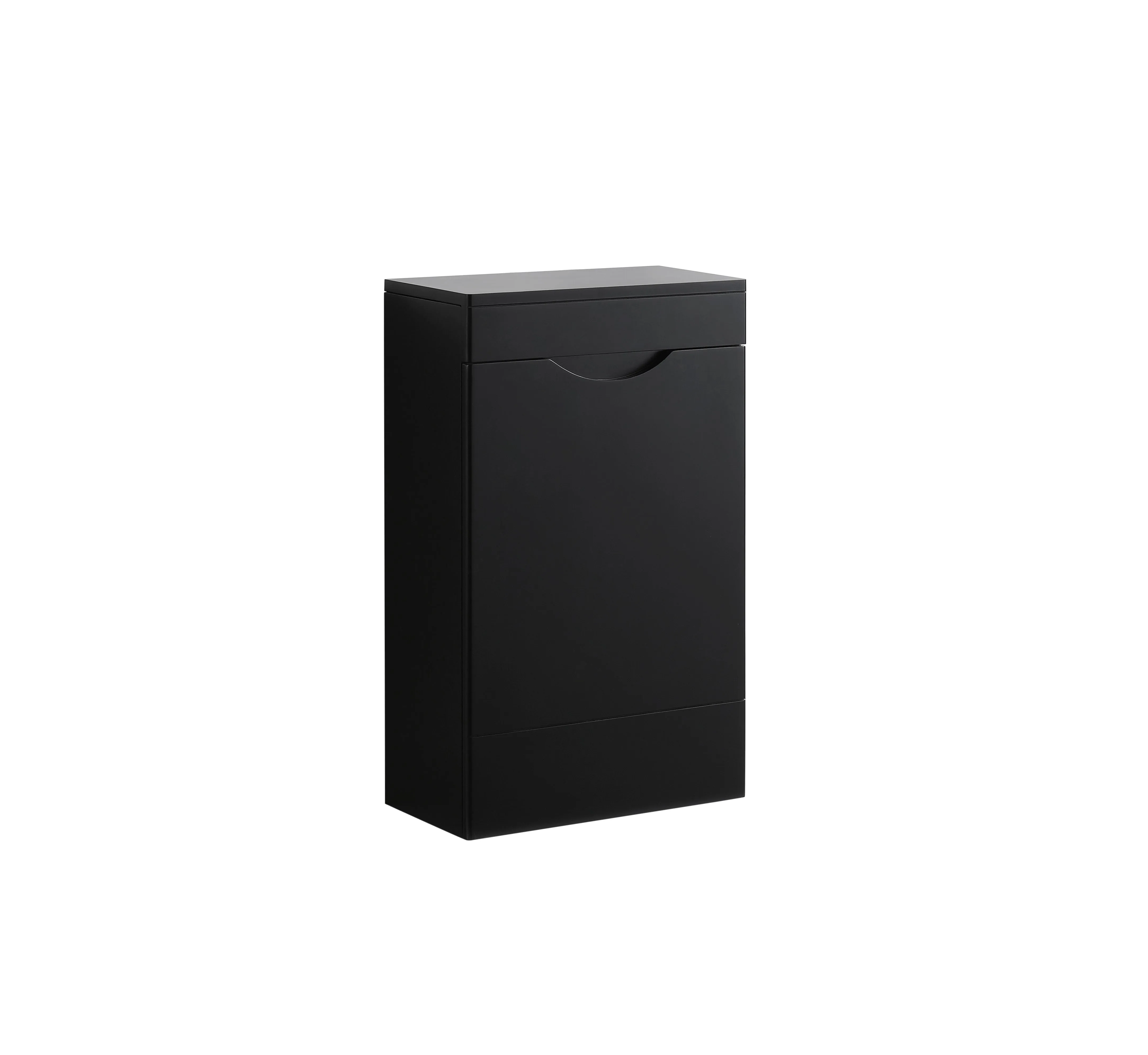 Crescent 500mm Waterproof PVC Curved WC Unit