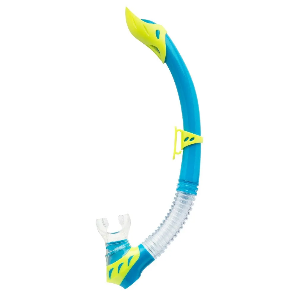 Cressi Rocks MSF Junior Mask Snorkel Fins Set Blue Lime