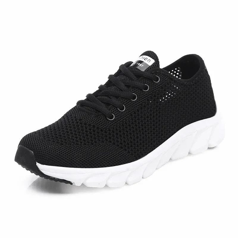 Cross-border large summer hollowed-out woven women's sports casual shoes light running shoes