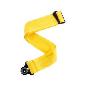 D'Addario 50mm Auto Lock Guitar Strap, Mellow Yellow