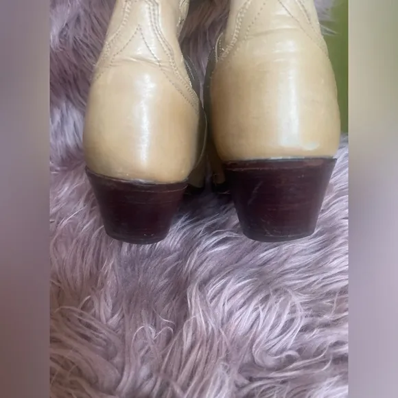 Dan Post Western Boots size 7.5  -Beige Super soft comfy