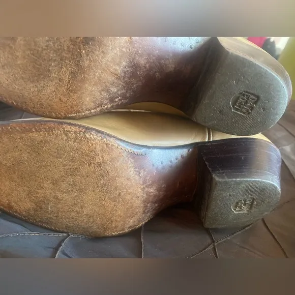 Dan Post Western Boots size 7.5  -Beige Super soft comfy