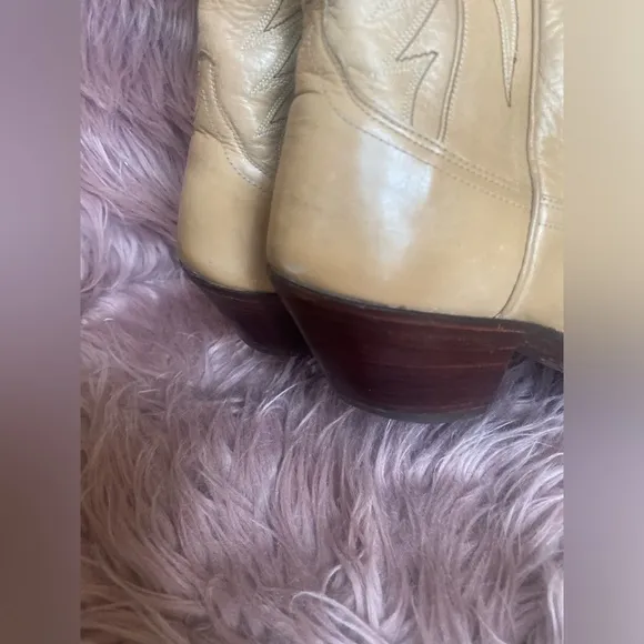 Dan Post Western Boots size 7.5  -Beige Super soft comfy