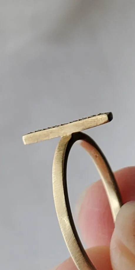 Dawes Design Walk The Line 18K Dia Ring