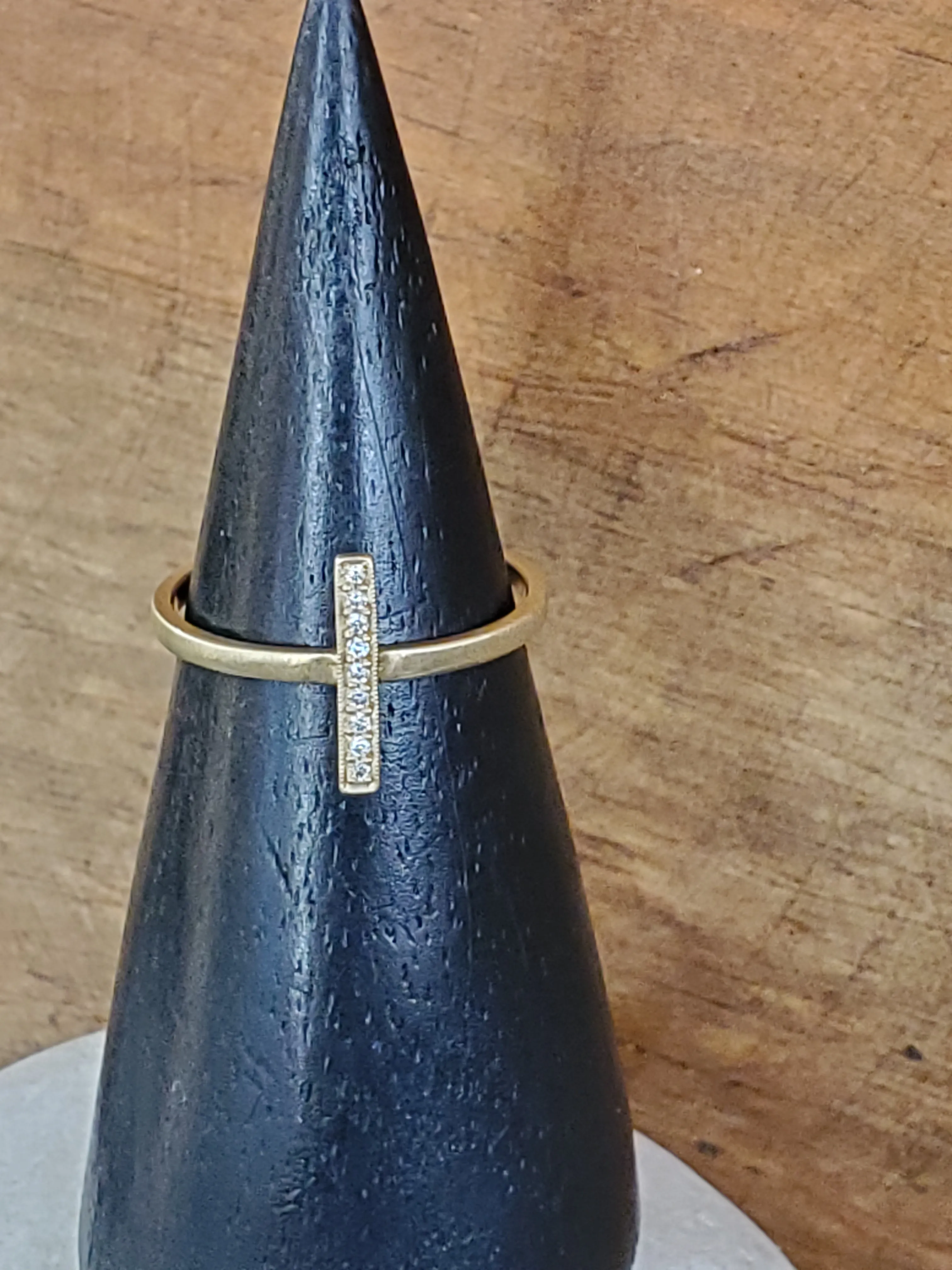 Dawes Design Walk The Line 18K Dia Ring