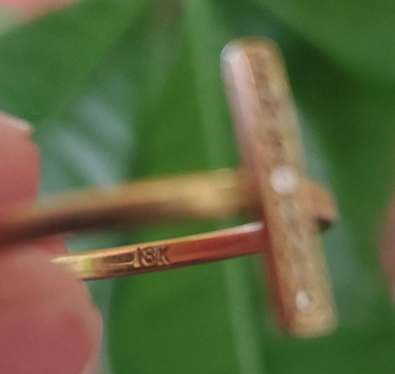 Dawes Design Walk The Line 18K Dia Ring