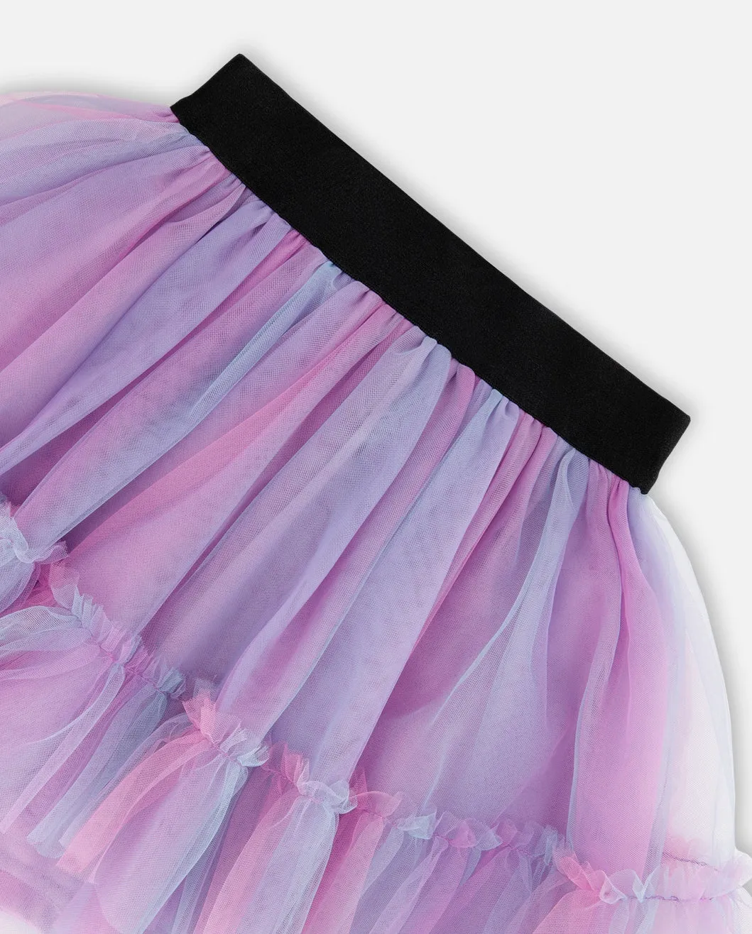 Deux Par Deux Rainbow Tulle Skirt : Size 3 to 8