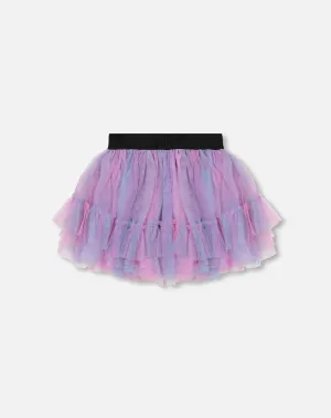 Deux Par Deux Rainbow Tulle Skirt : Size 3 to 8